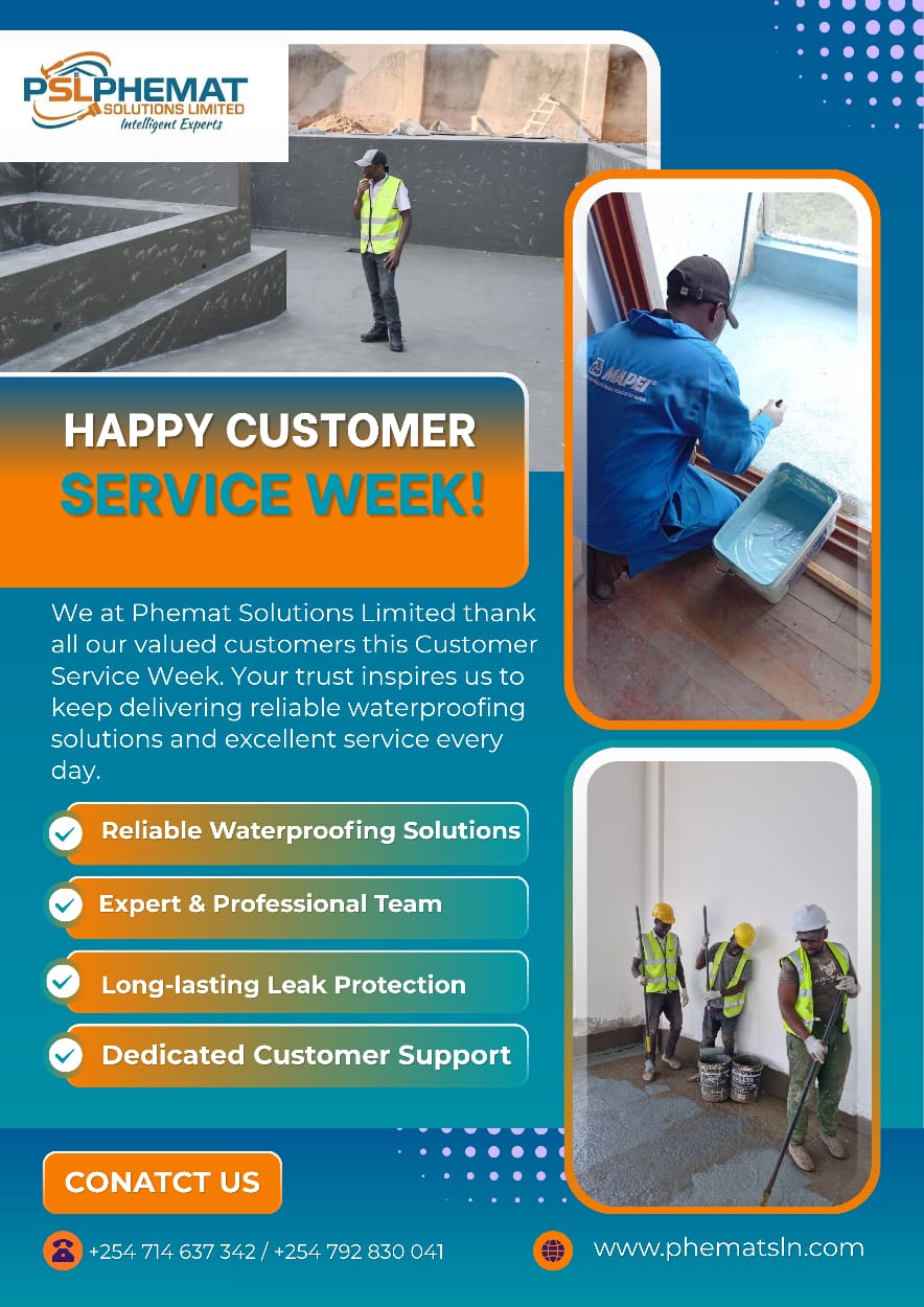 Happy Customer Service Week 2025 — Thank You for Making Our Mission Possible | Phemat Solutions Waterproofing Experts
